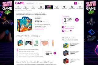 Bolsa Reutilizable Rafia Dragon Ball por solo 1,49€