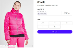 Chaqueta de Esqui para Mujer O'Neill O'RIGINALS por 50.4€