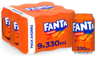 18 latas de Fanta Naranja o Fanta de Limón 330ml por 9,04€