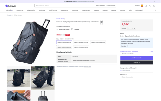 Bolsa de viaje para hockey sobre hielo por 2,58€