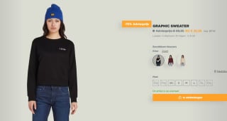 G-Star Sweatshirt in diverse kleuren voor €26,98 bij G-star