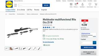 Moldeador multifuncional Rita Ora 25 W por 11,99€