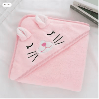 Suave manta envolvente para recién nacido por solo7,25€