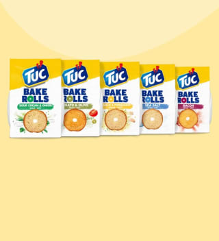 Probeer TUC Bake Rolls voor €1 na cashback via Scoupy