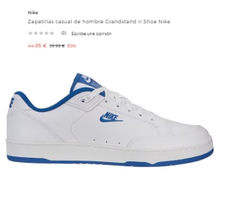 Zapatillas casual de hombre Grandstand II Shoe Nike por 44.95€