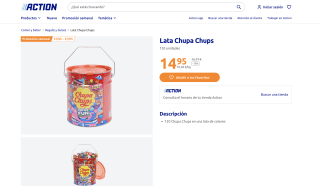 Lata Chupa Chups 120 unidades por 14,95€