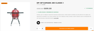 Kamado Joe Classic I barbecue voor €699 bij Bbqshoplimburg