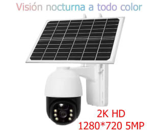 Camara vigilancia Wifi exterior 2K HD 1280x720 5mp por solo 30,29€