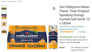 Enjoy San Pellegrino Italian sparkling drinks as low as £7 from Amazon