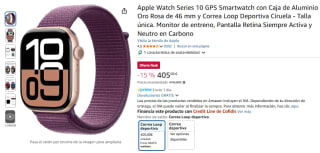 Apple Watch Series 10 GPS 42mm por 375€ y el 46mm por 405€