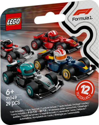 LEGO 71049 F1 Raceauto's 4 stuks voor €9,77 bij Amazon