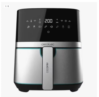 Freidora de aire - Cecotec Cecofry Full Inox Pro 5500 con Accesorios, 1700 W, 8 Modos, 5.5L por 50.12€ (Cuenta Nueva 40.12€)