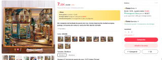 Recopilación Kit punto de cruz ciudades europeas desde 6,91€