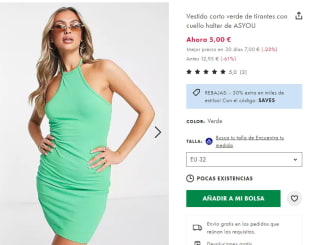 Hasta 70% + 30% EXTRA en tu compra en ASOS ropa desde 2,10€