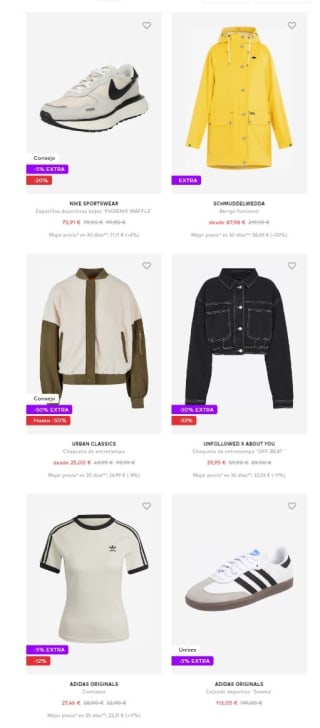 Hasta el -60% de Descuento en About You.