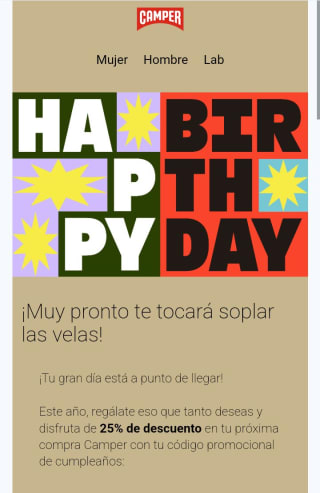 Descuento de -25% en Camper