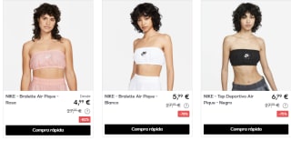Ropa y calzado Nike desde solo 4,99€
