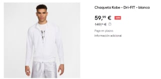 Chaqueta para Hombre Nike Kobe Bryant - Dri-FIT por 59.99€