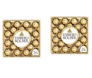 2 cajas Bombones Ferrero Rocher - Caja 24 Unidades Original por 16,41€