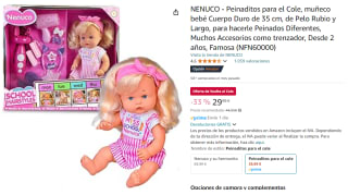 Muñeco Famosa Nenuco Peinaditos para el cole por 29.99€