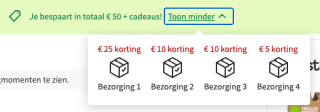 Tot €85 korting + Cadeaus bij je bestelling met de code