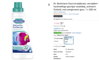 Dr. Beckmann Geurverwijderaar voor €2,80 bij Amazon