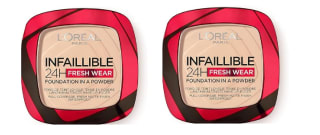 2 Unidades de L'Oréal Paris Polvos Compactos Mate Infalible 24H, Larga Duración, Cobertura Media-Alta, Resistente al Agua, Tono: 20 Ivory, 50 g por 12.97€