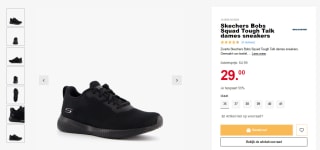 Skechers Bobs Squad Tough Talk damessneakers voor €29 bij Scapino