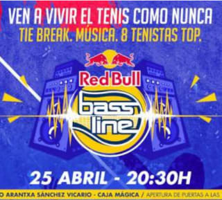 Entradas 50% Ahorro para Tennis EVENTO RED BULL BASSLINE