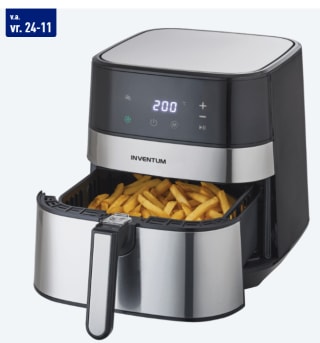 INVENTUM Heteluchtfriteuse GF500HLD voor €59,99 bij Aldi
