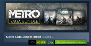 Metro Complete Saga Bundle voor €9,76 bij Steam