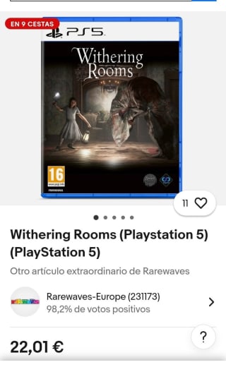 Withering Rooms PS5 por 22,01€.