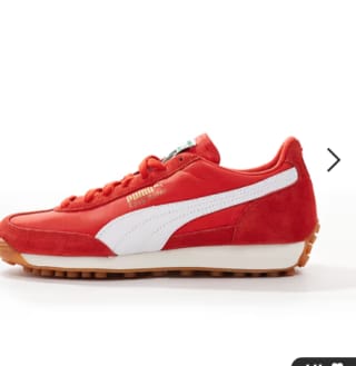 Zapatillas Puma rojas Easy Rider Vintage Mujer por solo 45,50€