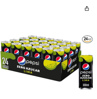 24 Latas x 330ml Pepsi Max Lima Zero Azúcar por 12.04€