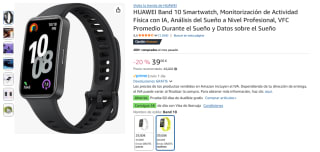 Smartwatch Huawei Band 9 por 29€ y la Band 10 por 39€