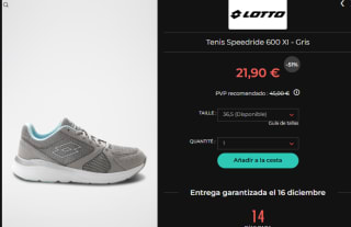 Hasta 60% descuento en ropa deportiva Lotto precios desde 9,90€ sudaderas