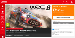 WRC 8 FIA Nintendo Switch por 4,99€