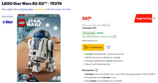LEGO Star Wars 75379 R2-D2 Set voor €56,99 bij Bol