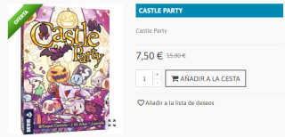 Juego de Mesa Castle Party por 7.5€