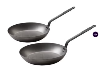 De Buyer Koekenpannen set 24 cm & 28 cm voor €34,95 bij Ibood