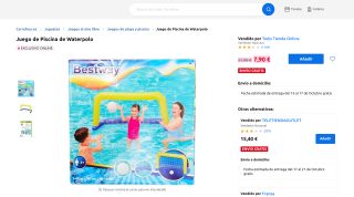 Juego de Piscina de Waterpolo por 7,90€