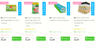 50% korting op alle Multi packs van Marcel's Green Soap bij Plein