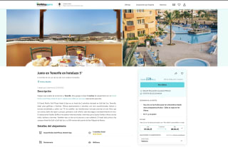 Tenerife 5 Noches en hotel 5* + vuelos desde 228€ por persona