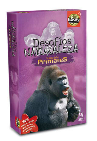 Juego de Cartas Desafíos Naturaleza - Primates por 4.99€