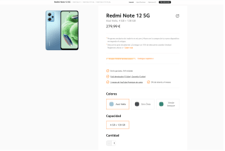 Xiaomi Redmi Note 12 5G por solo 167,99€