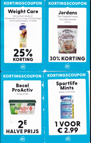 Diverse kortingscoupons Albert Heijn voor september 2023