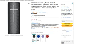 Ultimate Ears Boom 4 Altavoz Bluetooth Portátil por 98,35€.