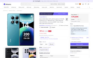 Xiaomi Redmi Note 14 Pro 4Gpor 179,49€