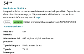 Lampara Barra Luz Led Usb BlitzMax para Monitor 42cm por solo 17,49€