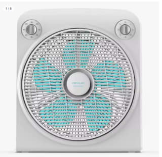 EnergySilence 6000 PowerBox Black. Ventilador de Suelo con Temporizador, 50 W, 5 aspas de 30 cm de diámetro, 3 Velocidades, Motor de Cobre, Rejilla Rotatoria por 23.3€ (Cuenta Nueva 13.86€)